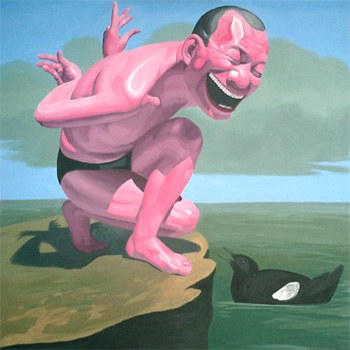 Yue Minjun Free and At Leisure-8